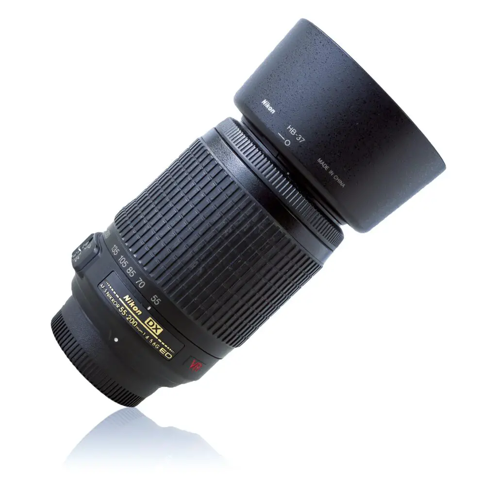 55-200mm camera lens