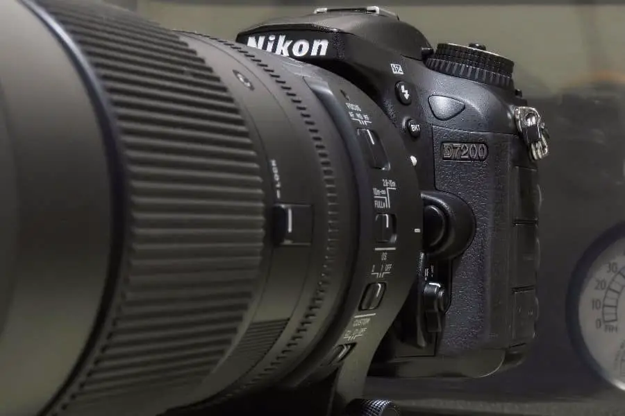 Nikon with Sigma lens