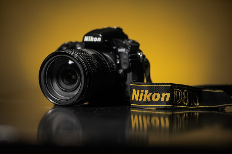 High-quality Nikon camera with strap